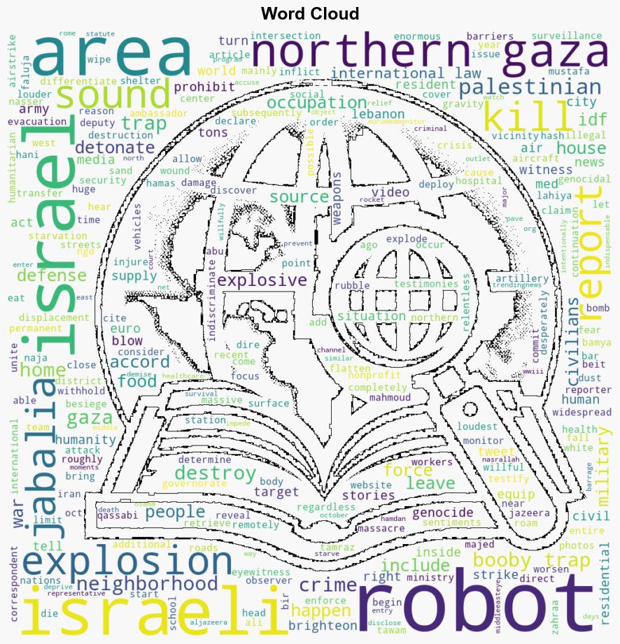 Boobytrapped robots explode in northern Gaza neighborhoods killing civilians and destroying homes - Naturalnews.com - Image 1