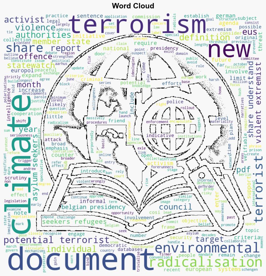 EU Definition of potential terrorists opens door to broad informationsharing - Statewatch.org - Image 1