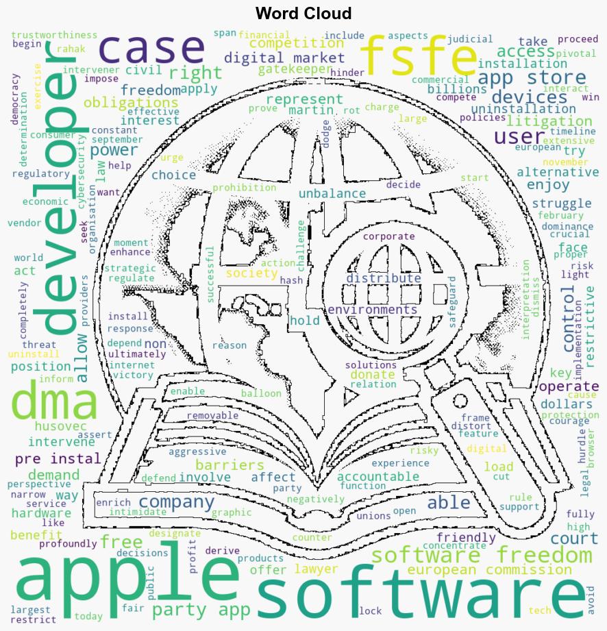 EU Digital Markets Act Litigation Against Apple - Fsfe.org - Image 1