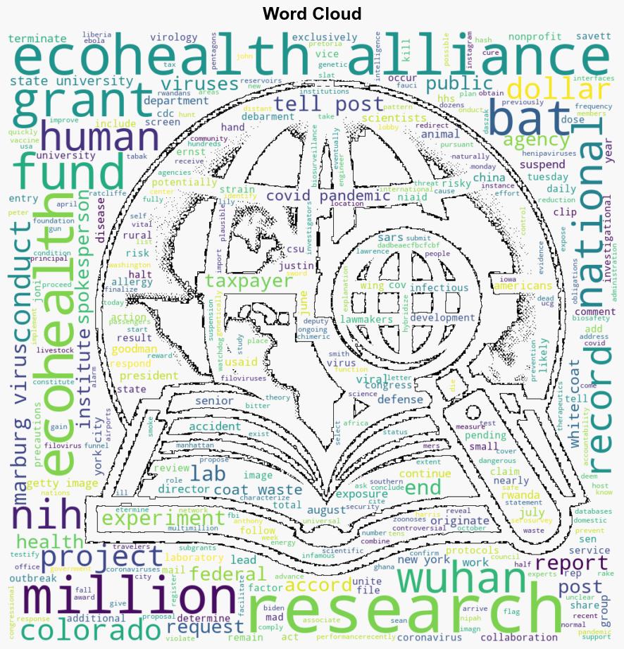 EcoHealth Alliance had pending 4M grants to study Marburg other viruses before federal suspension - New York Post - Image 1