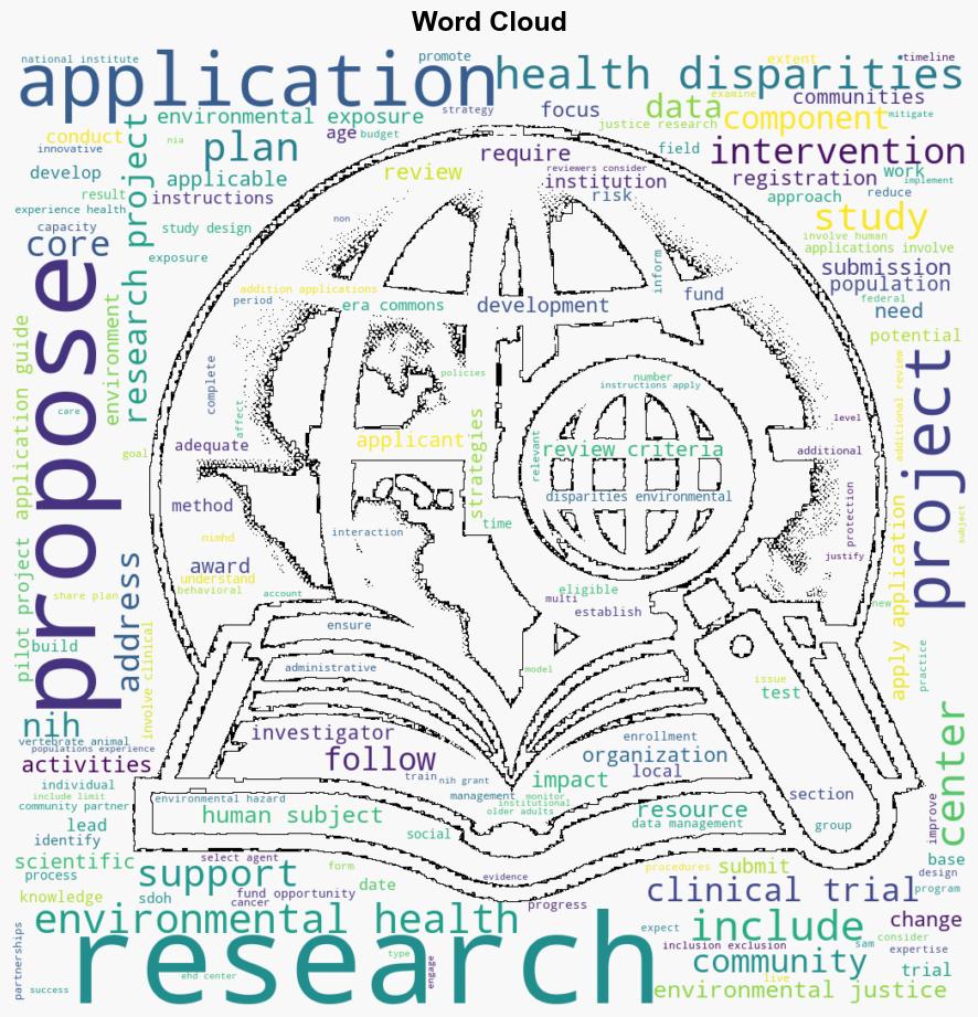 Environmental Health Disparities Centers P50 Clinical Trial Optional - National Institutes of Health - Image 1