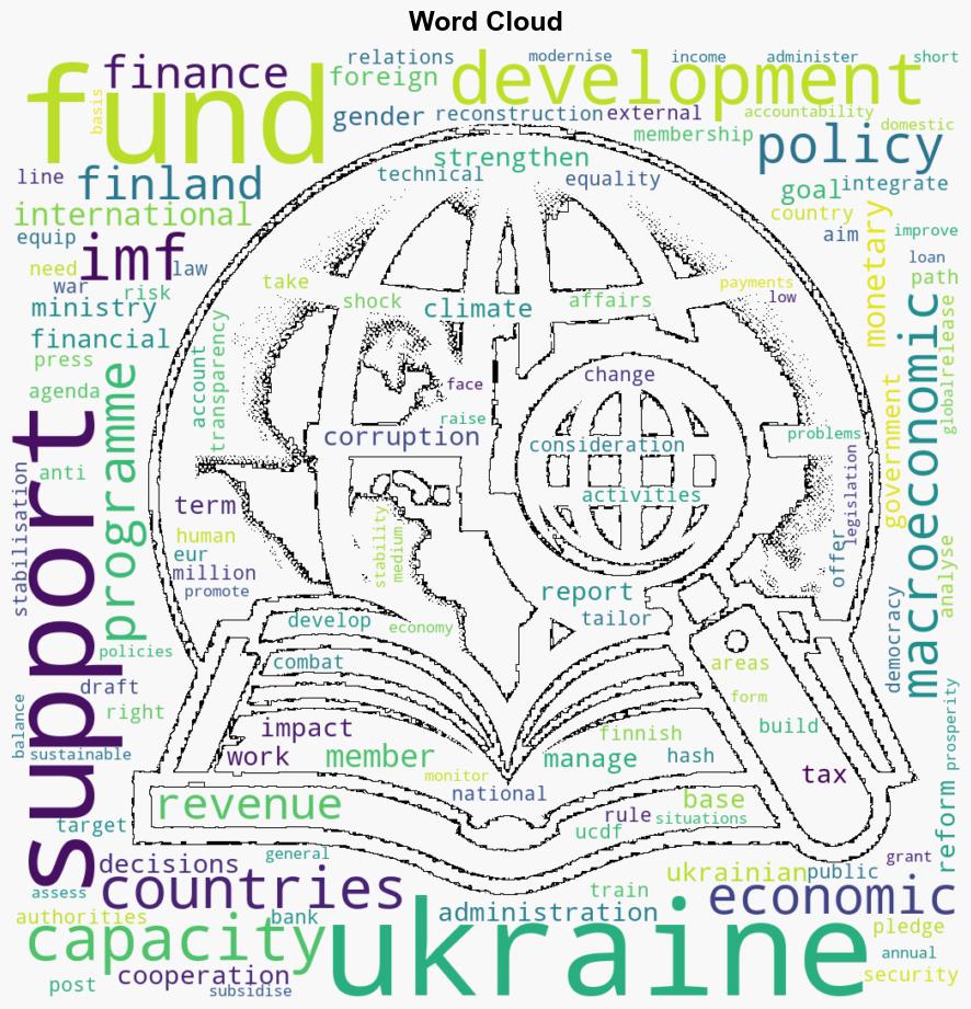 Finland pledges EUR one million in support for IMFs Ukraine Capacity Development Fund - Globalsecurity.org - Image 1