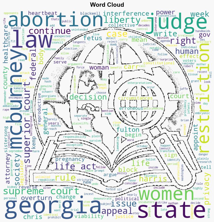 Georgia Judge Tosses 6Week Abortion Restriction Attorney General Chris Carr Appeals to State Supreme Court - Breitbart News - Image 1