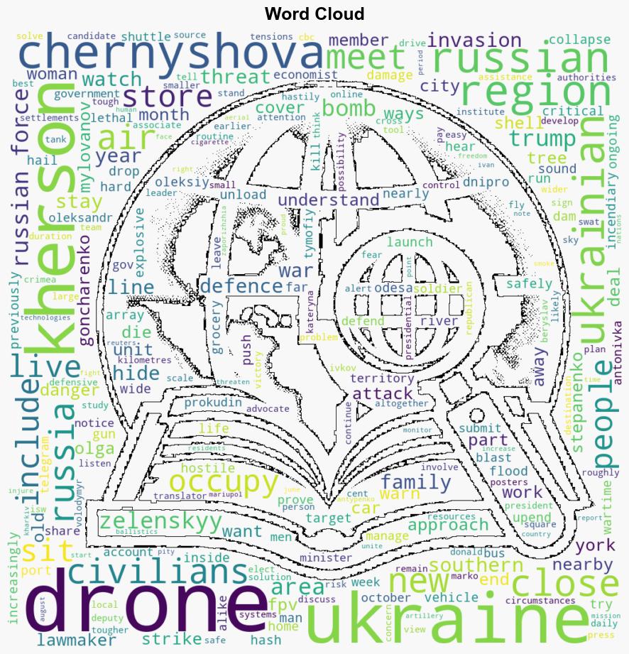 In wartime Ukraine wary Kherson residents watch the skies for drones - CBC News - Image 1