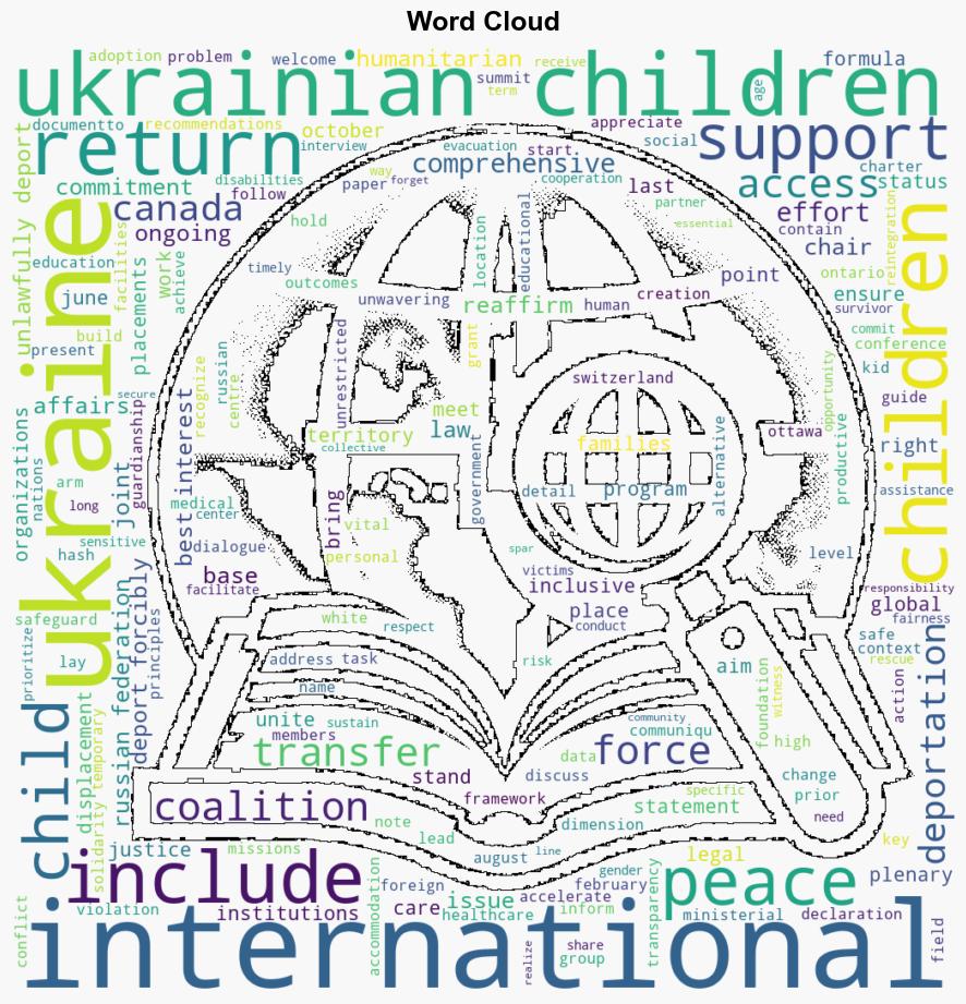 Joint Statement by cochairs of the International Coalition for the Return of Ukrainian Children - Globalsecurity.org - Image 1