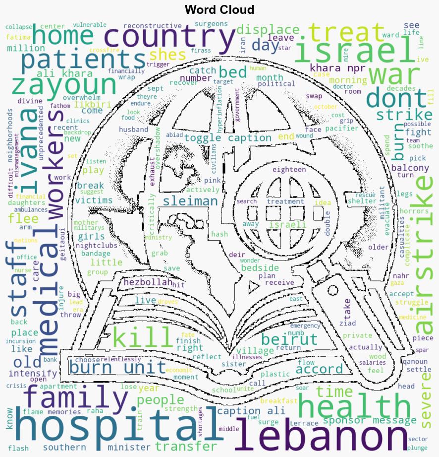 Lebanons only burn unit sees a surge of patients as Israel strikes the country - NPR - Image 1