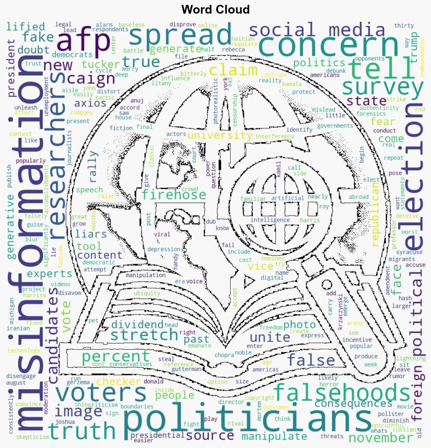 More than AI misinformation US voters worry about lying politicians - Digital Journal - Image 1