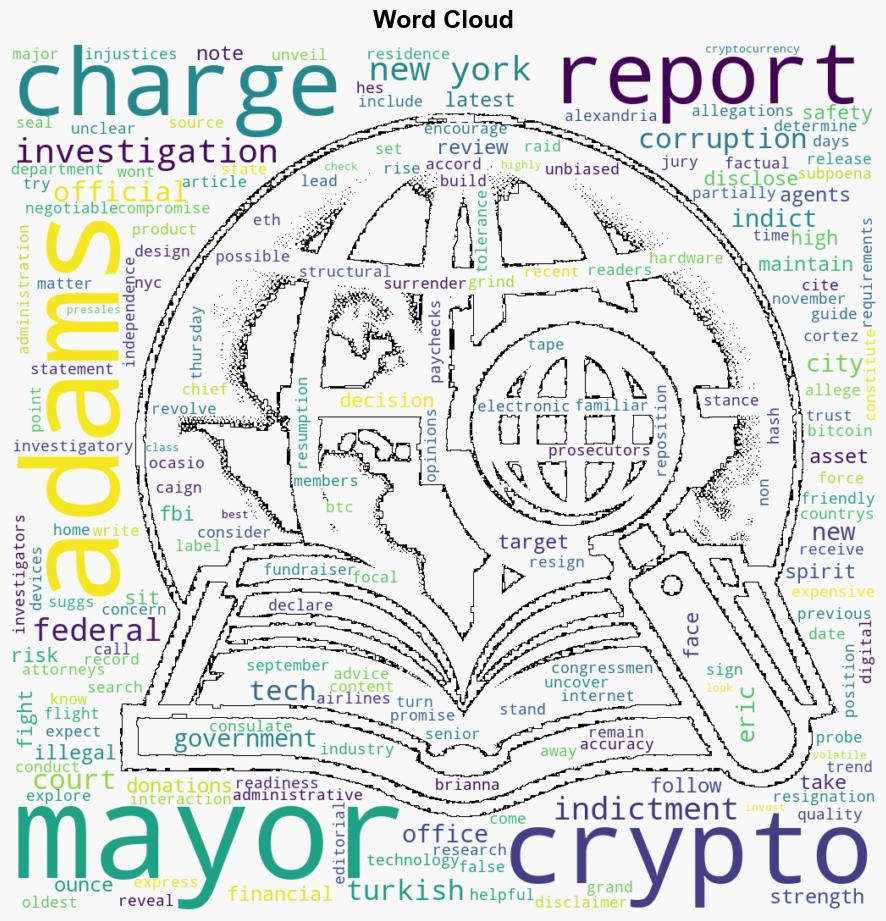 New York City ProCrypto Mayor Adams Indicted In Corruption Investigations - Techreport.com - Image 1