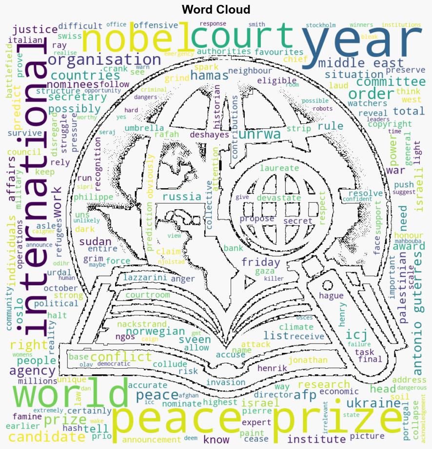 Nobel Peace Prize to be awarded as wars rage - Digital Journal - Image 1