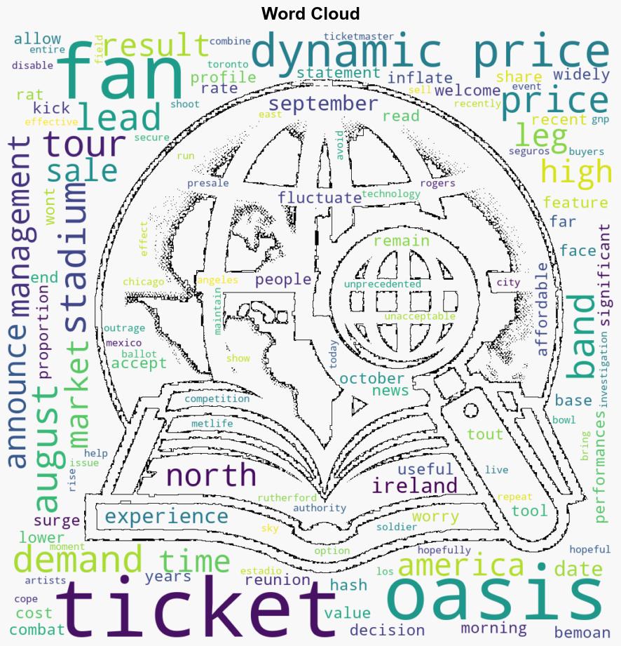 Oasis wont use Ticketmasters dynamic pricing for North America tour - The Verge - Image 1