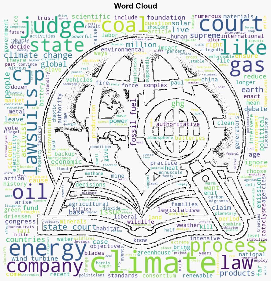 State Courts Should Not Be Writing US Climate Laws - Wattsupwiththat.com - Image 1