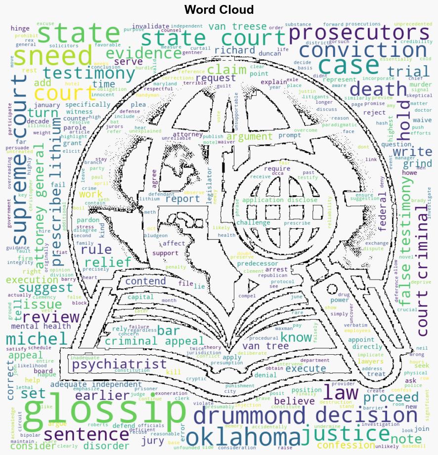 Supreme Court to decide if Oklahoma must execute Richard Glossip - Scotusblog.com - Image 1