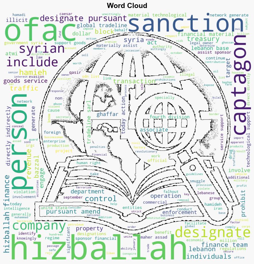 Treasury Targets Hizballah Finance Network and Syrian Captagon Trafficking - Globalsecurity.org - Image 1