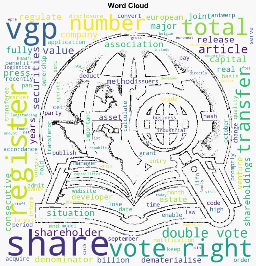 VGP NV Voting Rights and Denominator - GlobeNewswire - Image 1