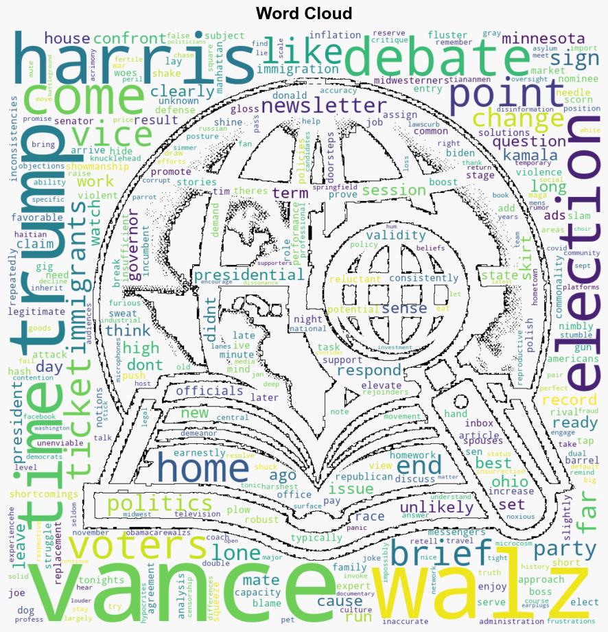 Vance Outperformed Walz in a Debate Unlikely to Shift the Race - Time - Image 1