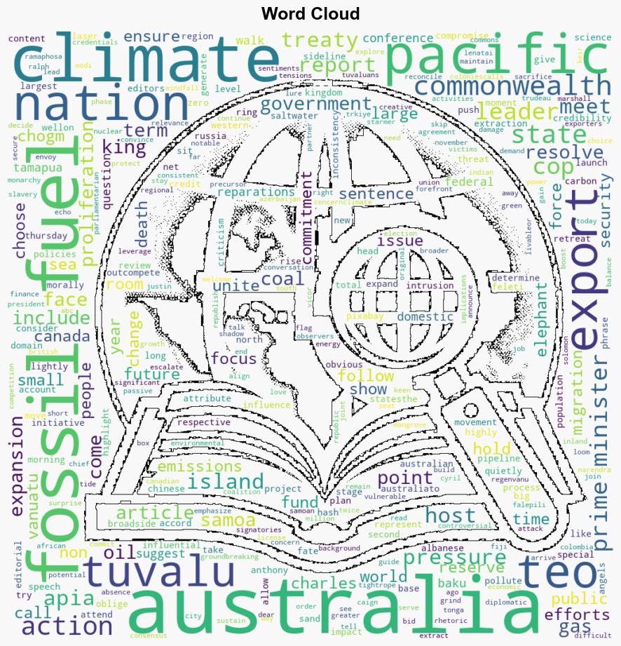 We will not allow others to determine our fate Pacific nations dial up pressure on Australias fossil fuel exports - Phys.Org - Image 1