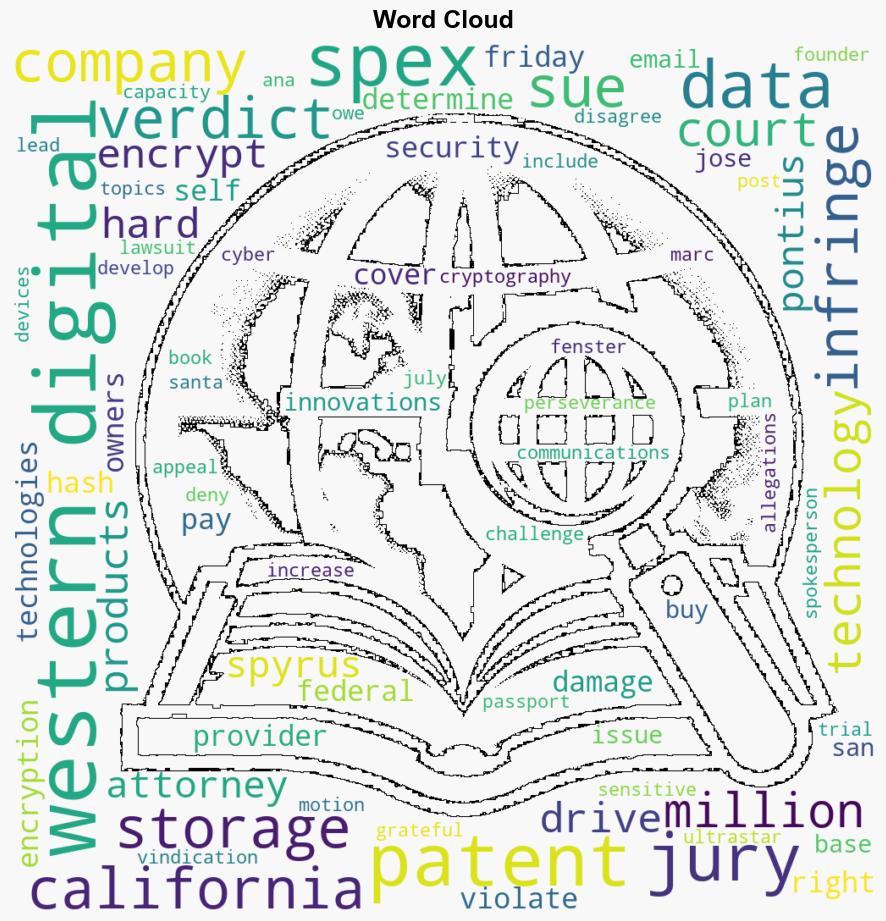 Western Digital owes 3157 million for infringing data security patent US jury says - Insurance Journal - Image 1