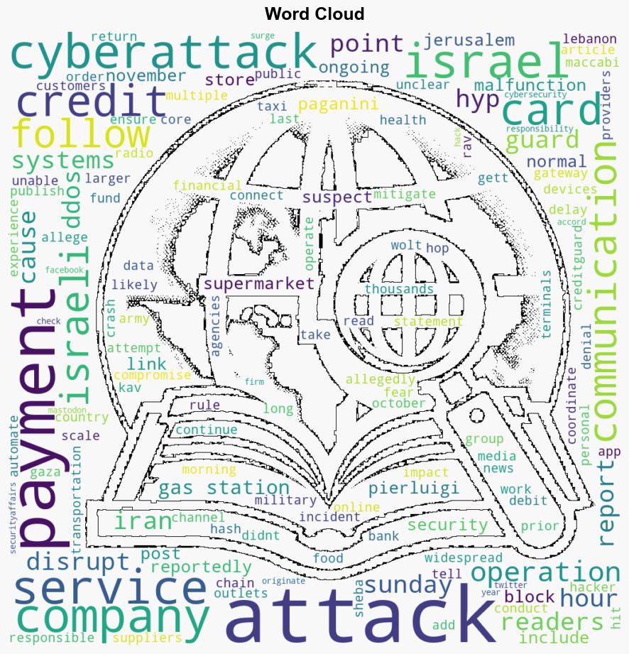 A cyberattack on payment systems blocked cards readers across stores and gas stations in Israel - Securityaffairs.com - Image 1