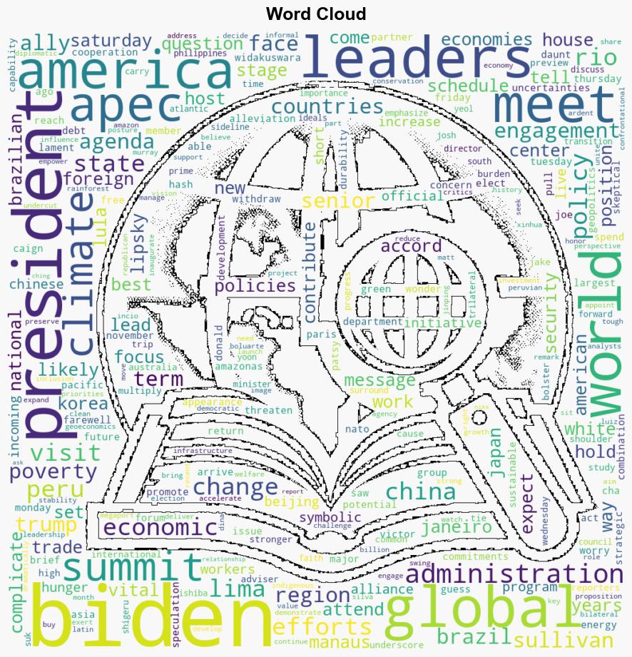 At APEC and G20 Biden faces leaders worried about US policy changes - Globalsecurity.org - Image 1