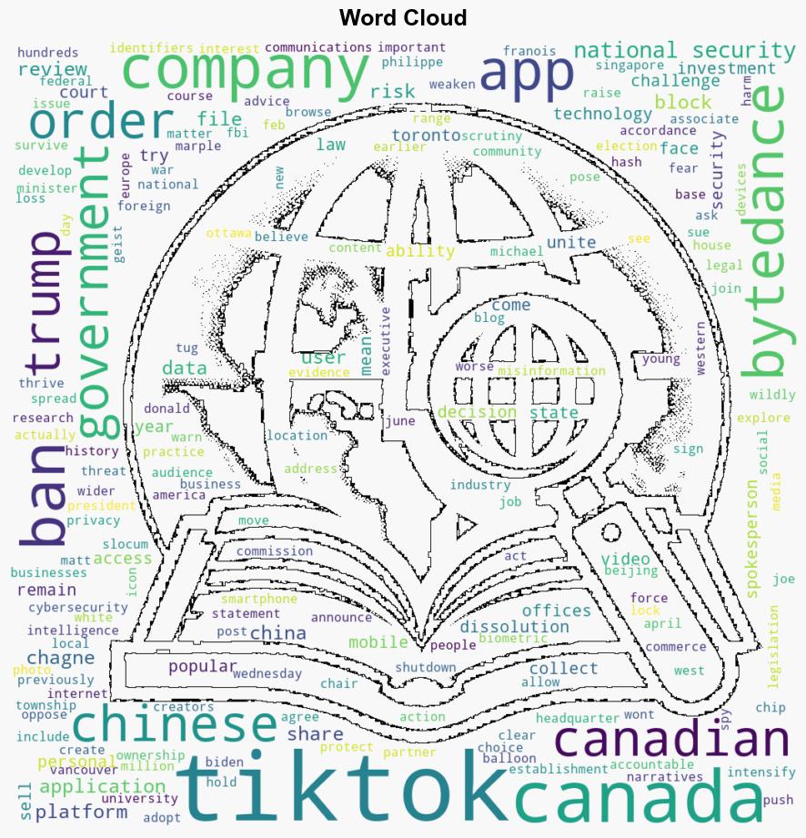 Canada orders TikToks Canadian business to be dissolved but wont block app - Yahoo Entertainment - Image 1