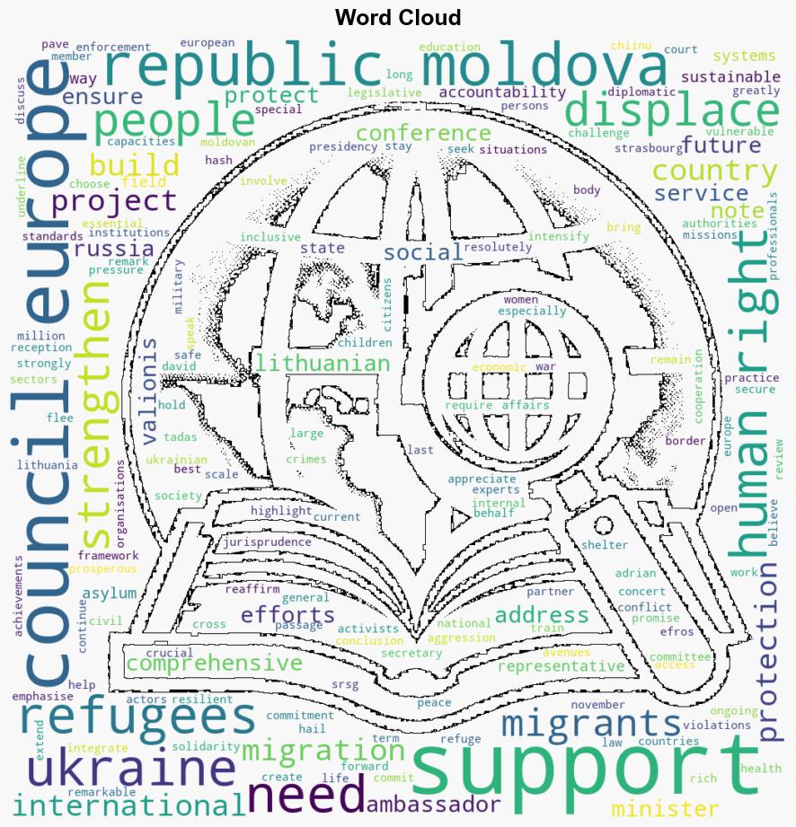 Council of Europe provides comprehensive support to Republic of Moldova to address needs of wardisplaced people from Ukraine - Globalsecurity.org - Image 1