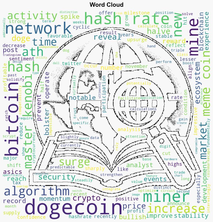 Dogecoin Hashrate Surges To New AllTime High Amid Rise In Positive Momentum - Bitcoinist - Image 1