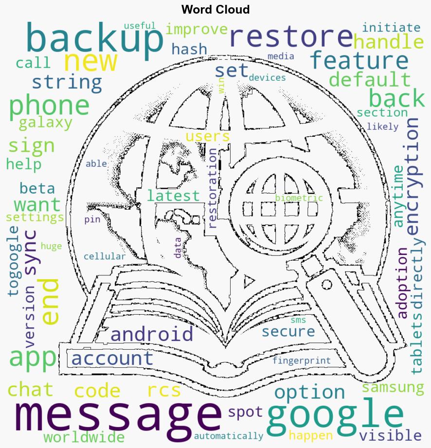 Google Messages is getting inapp backup and restore feature - SamMobile - Image 1