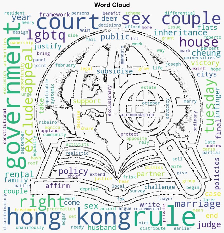 Hong Kongs top court rules in favour of samesex couple rights - Al Jazeera English - Image 1