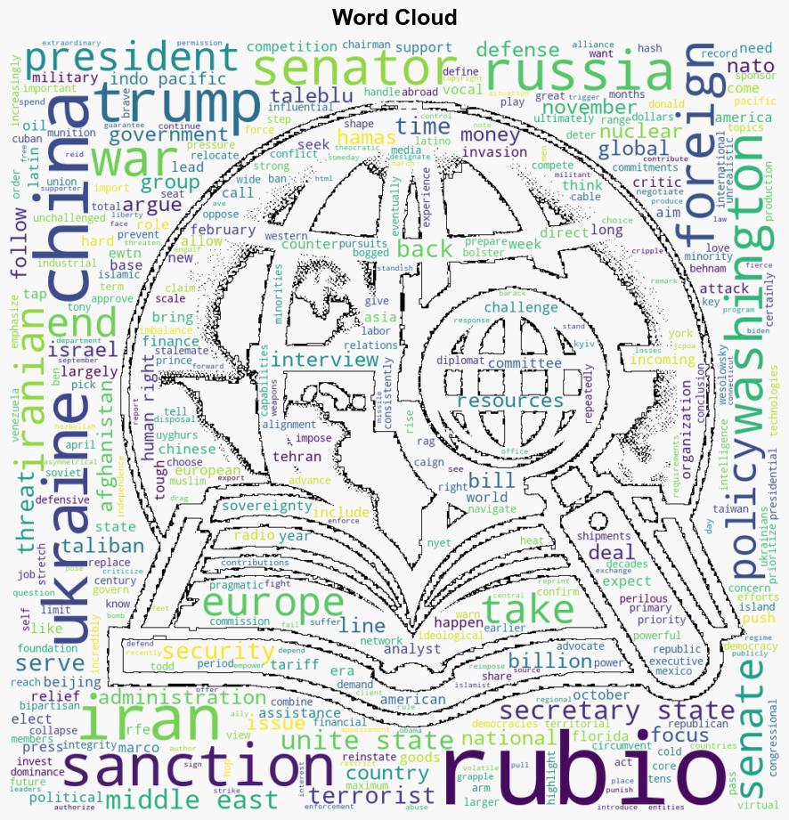 How Does Marco Rubio Trumps Pick For Secretary Of State See The World - Globalsecurity.org - Image 1