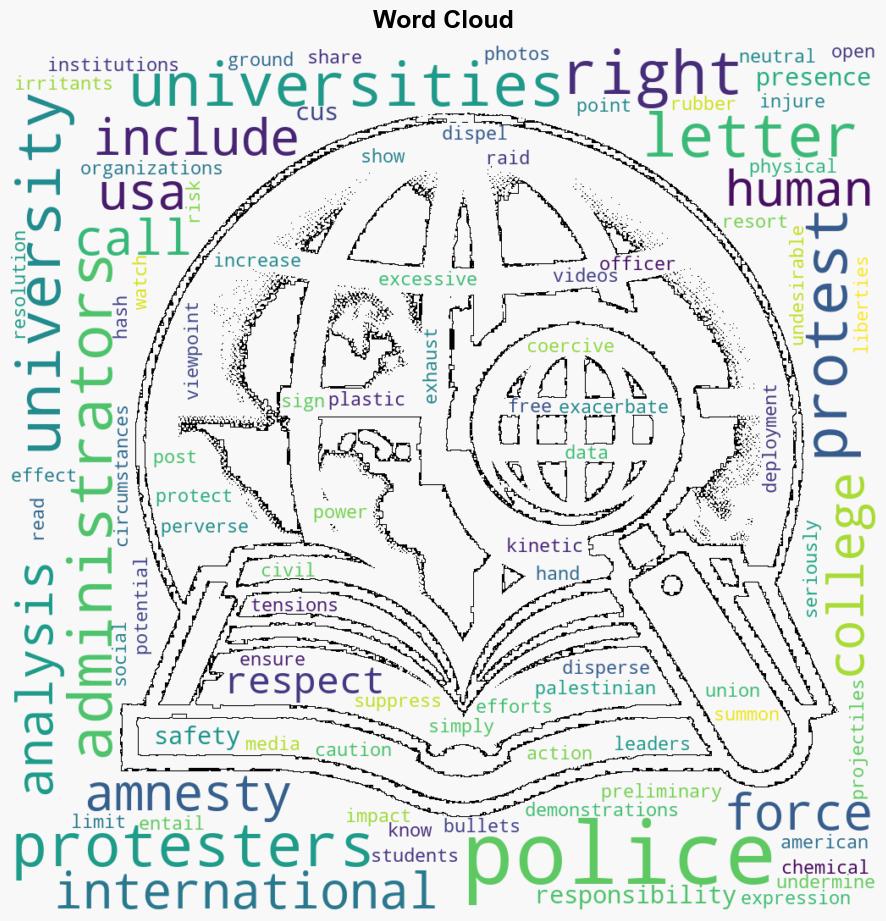 Human Rights Groups Highlight Police Brutality Against Campus Protesters - Inside Higher Ed - Image 1