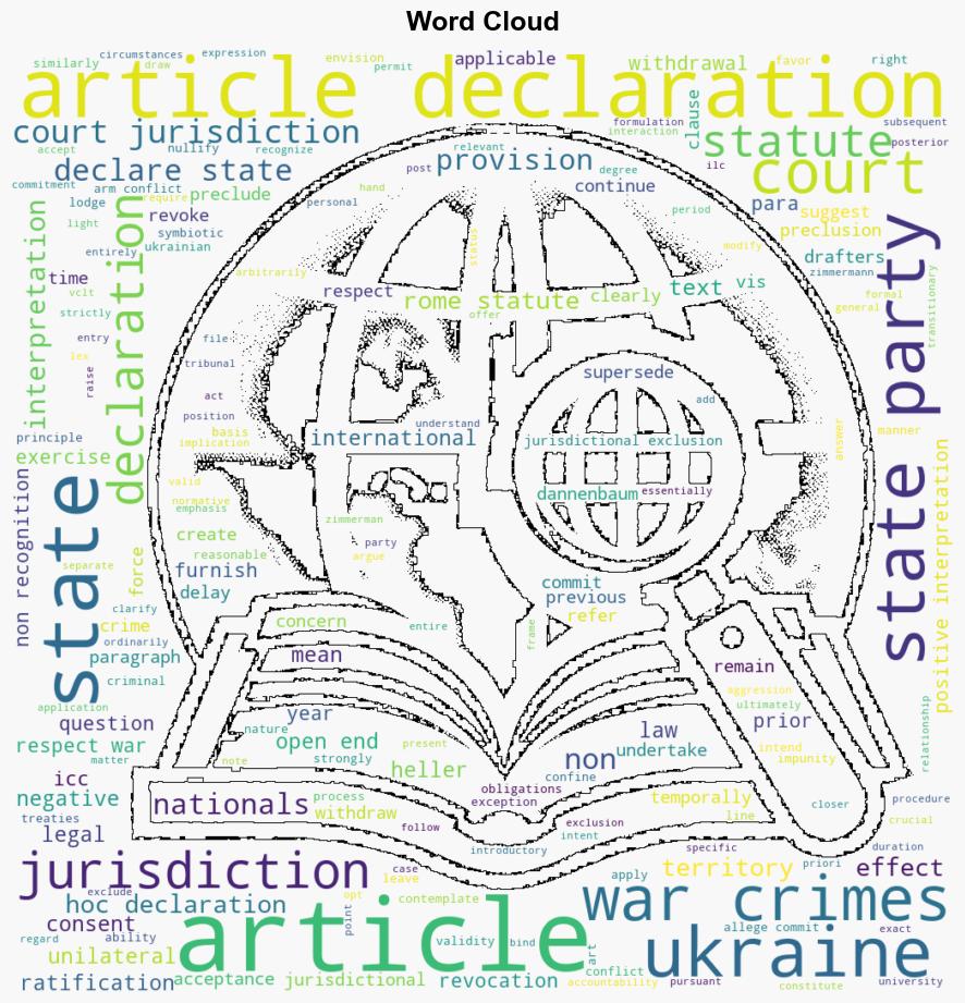 ICC Jurisdiction in Ukraine and Article 124 Does Article 123 Leave the Stage Lit on War Crimes - Opiniojuris.org - Image 1