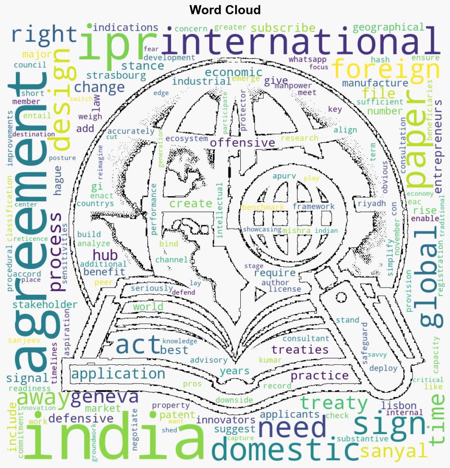 India should sign key IPR agreements to send the right signal Sanjeev Sanyal of EACPM - The Times of India - Image 1