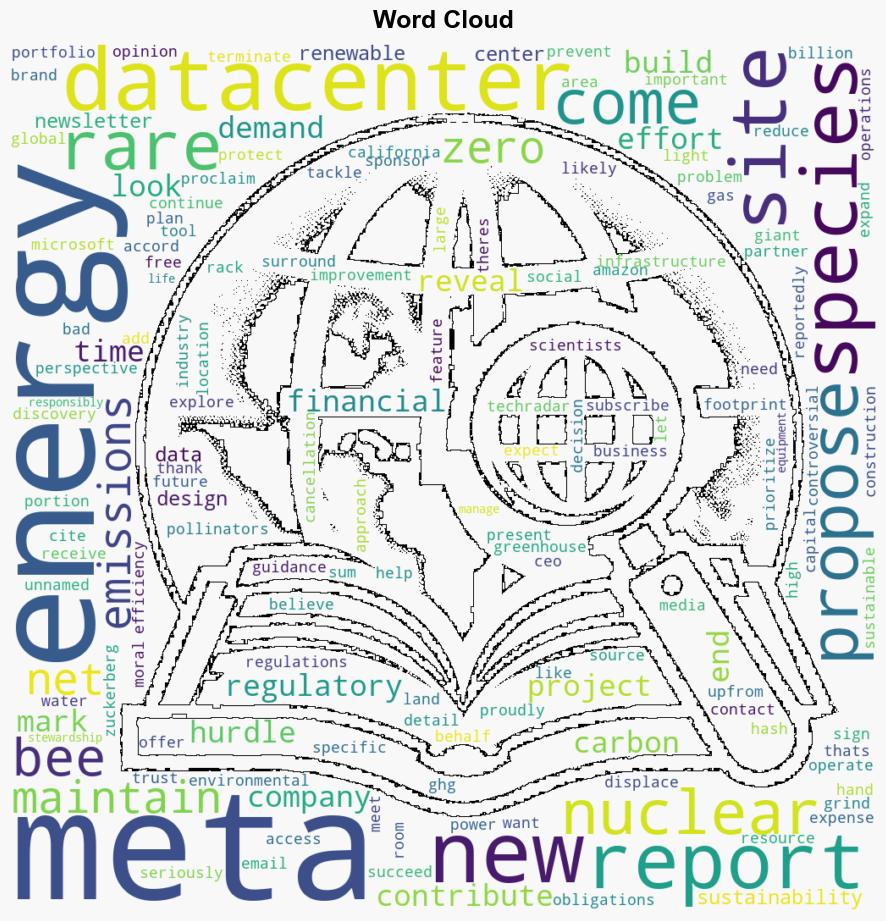 Metas plan for nuclear datacenter reportedly undone by bees - TechRadar - Image 1