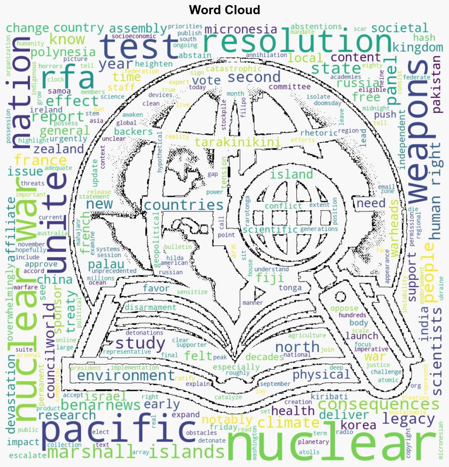 Pacific push sees UN launch first nuclear war impact study in 35 years - Globalsecurity.org - Image 1