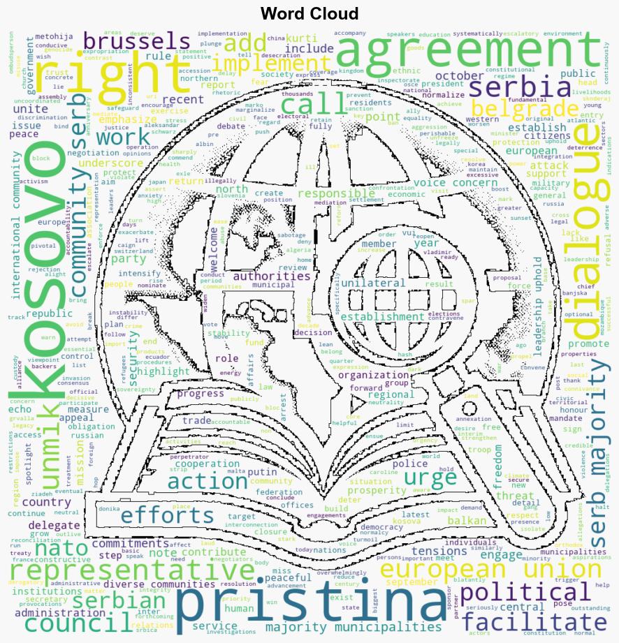 Pristina Belgrade Must Engage in Responsible Leadership That Upholds Rights Freedoms of Kosovos Diverse Communities Mission Head Tells Security Council - Globalsecurity.org - Image 1