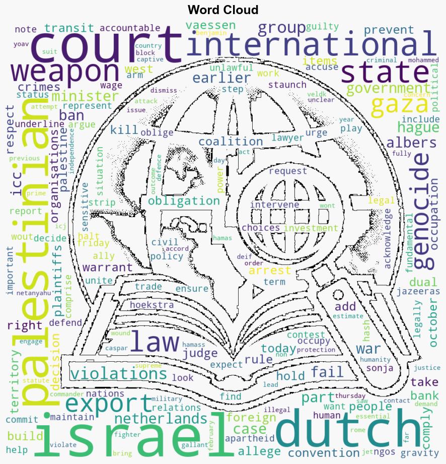 ProPalestinian groups sue Dutch govt for failing to stop Gaza genocide - Al Jazeera English - Image 1