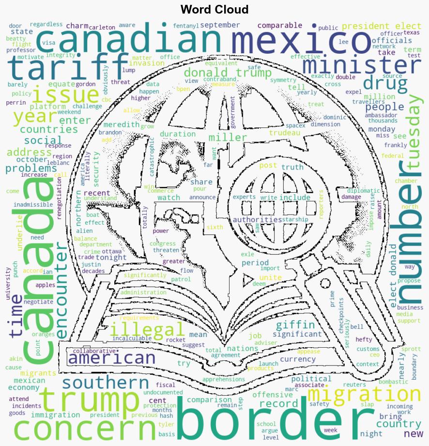 Trump lumped together Canada Mexico as border problems Data shows its apples and oranges - CBC News - Image 1