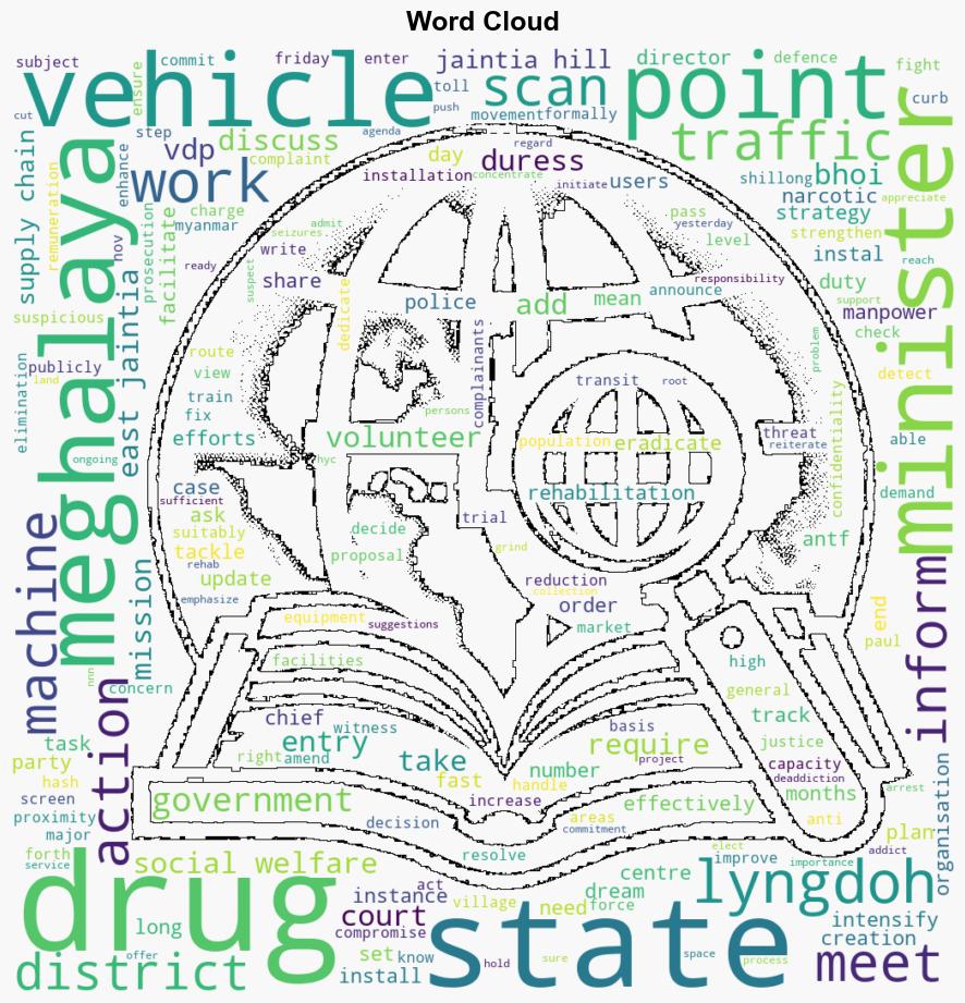 Vehicle scanners at entry points to combat drug trafficking in Meghalaya - Thehillstimes.in - Image 1