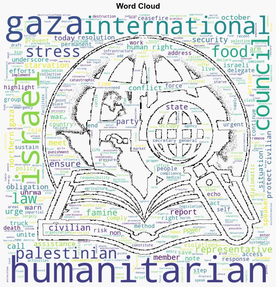 Warned of Imminent Famine in Norther Gaza Speakers in Security Council Urge Immediate Ceasefire Sustained Aid - Globalsecurity.org - Image 1