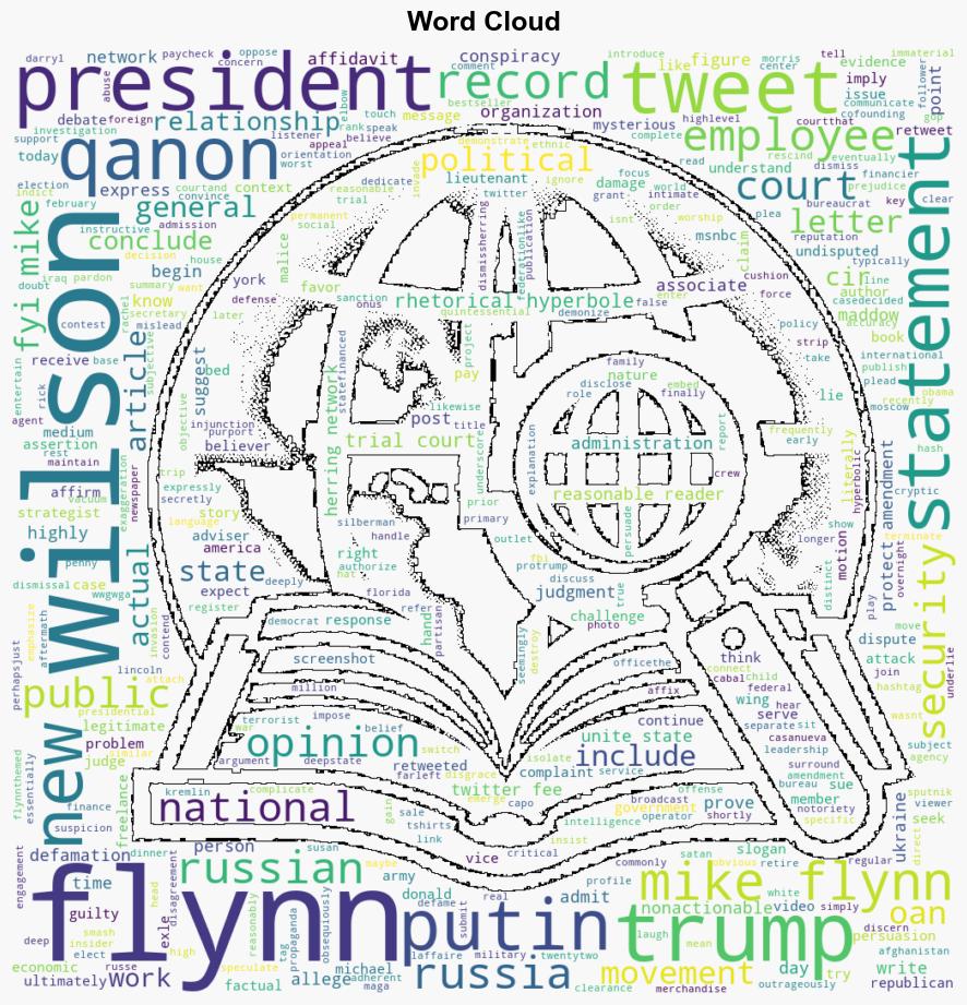 Eugene Volokh Former National Security Advisor Michael Flynn Loses Libel Lawsuit Against Lincoln Project Cofounder Rick Wilson - Reason - Image 1