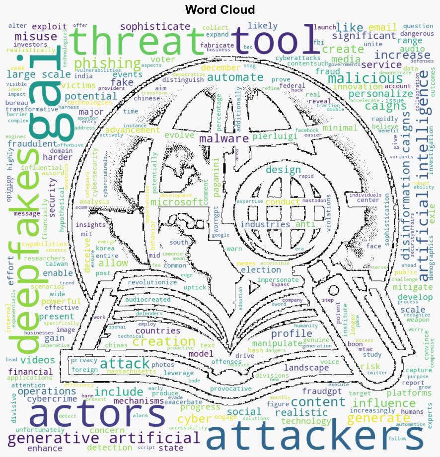 How threat actors can use generative artificial intelligence - Securityaffairs.com - Image 1