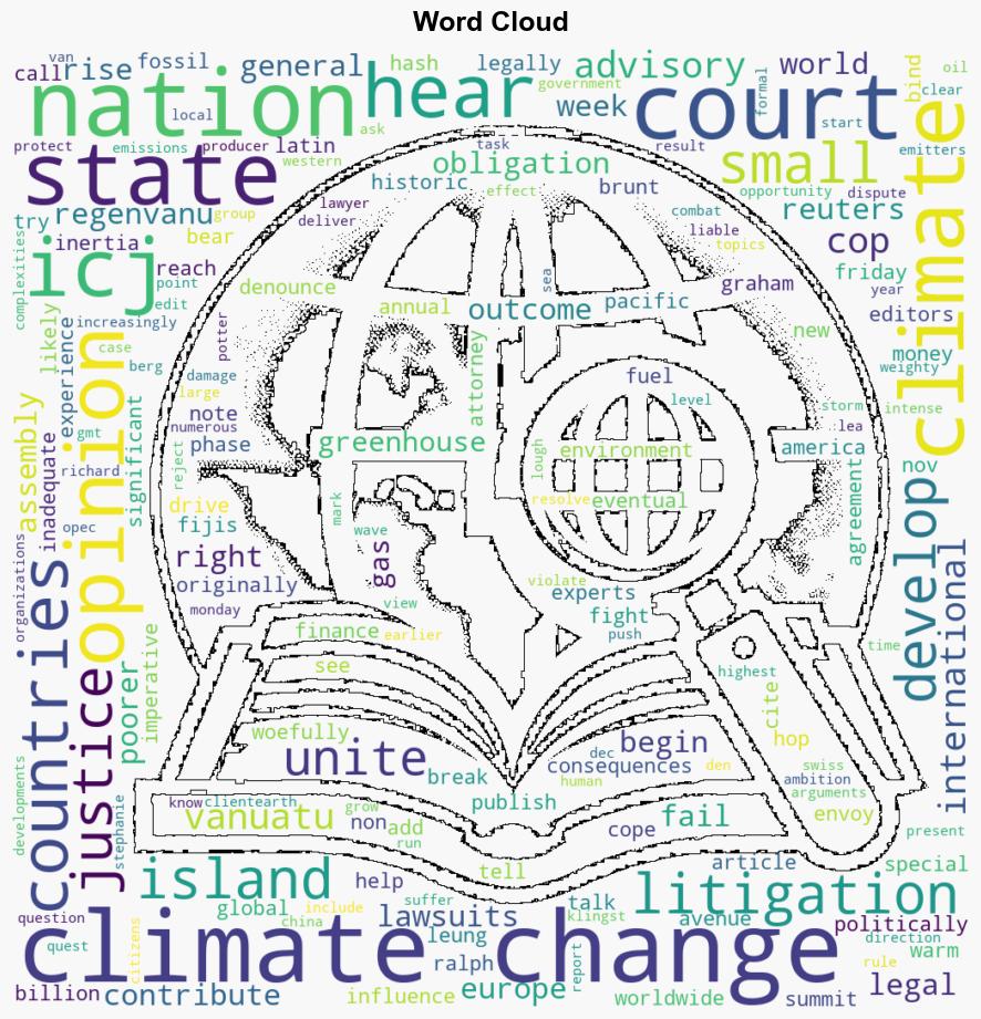 International Court Begins Hearings That May Shape Global Climate Litigation - Insurance Journal - Image 1