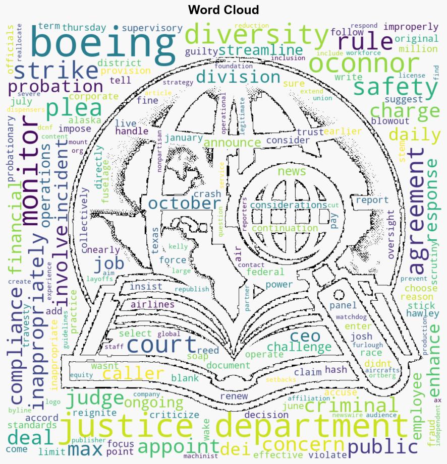 Judge Vetoes Boeing Guilty Plea Over Diversity Terms - The Daily Caller - Image 1