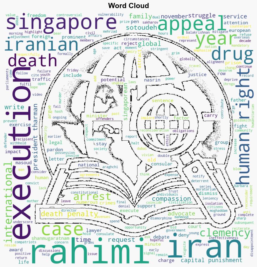 Masoud Rahimi executed on 29 Nov morning after clemency appeal rejected by Singapore President - The Online Citizen - Image 1