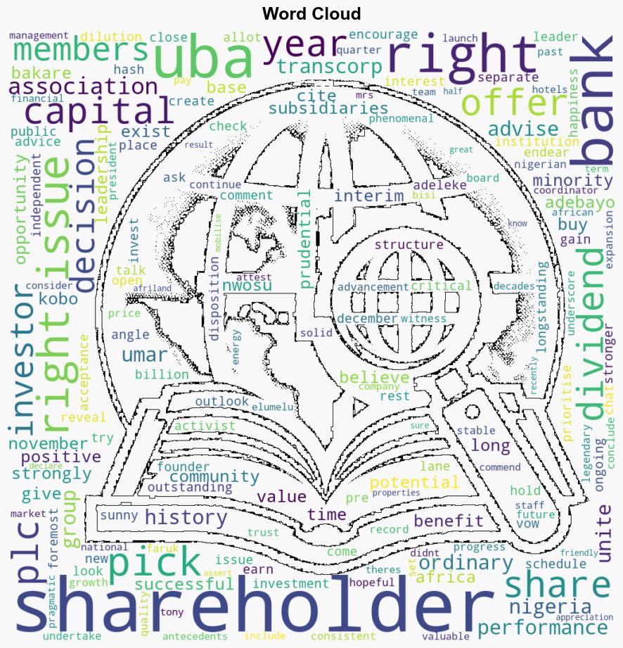 Minority shareholders rally behind UBAs N239bn rights issue - The Punch - Image 1