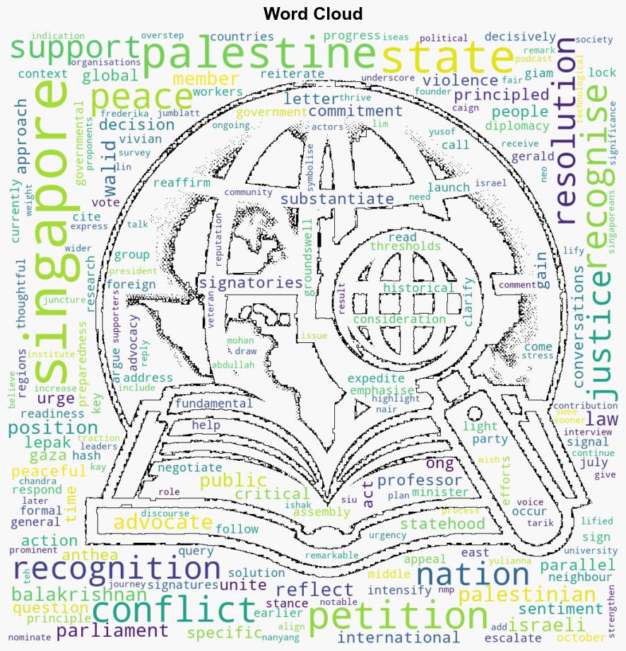 Over 10000 sign petition urging Singapore to expedite recognition of the State of Palestine - The Online Citizen - Image 1