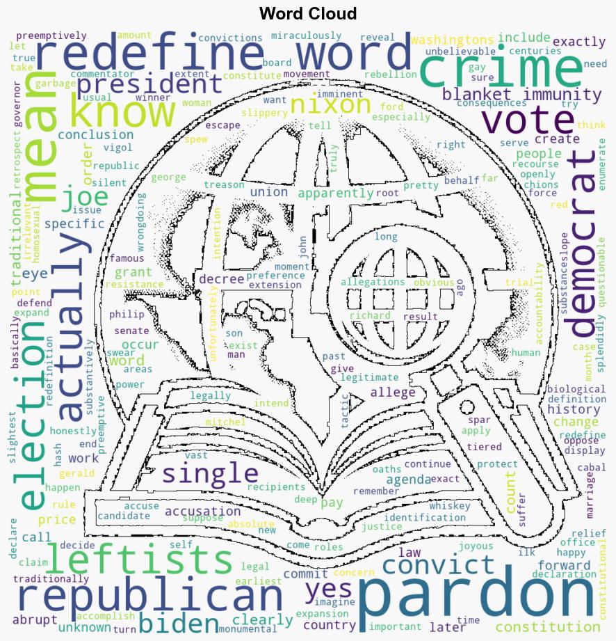 The latest word leftists have redefined Pardon - Wnd.com - Image 1