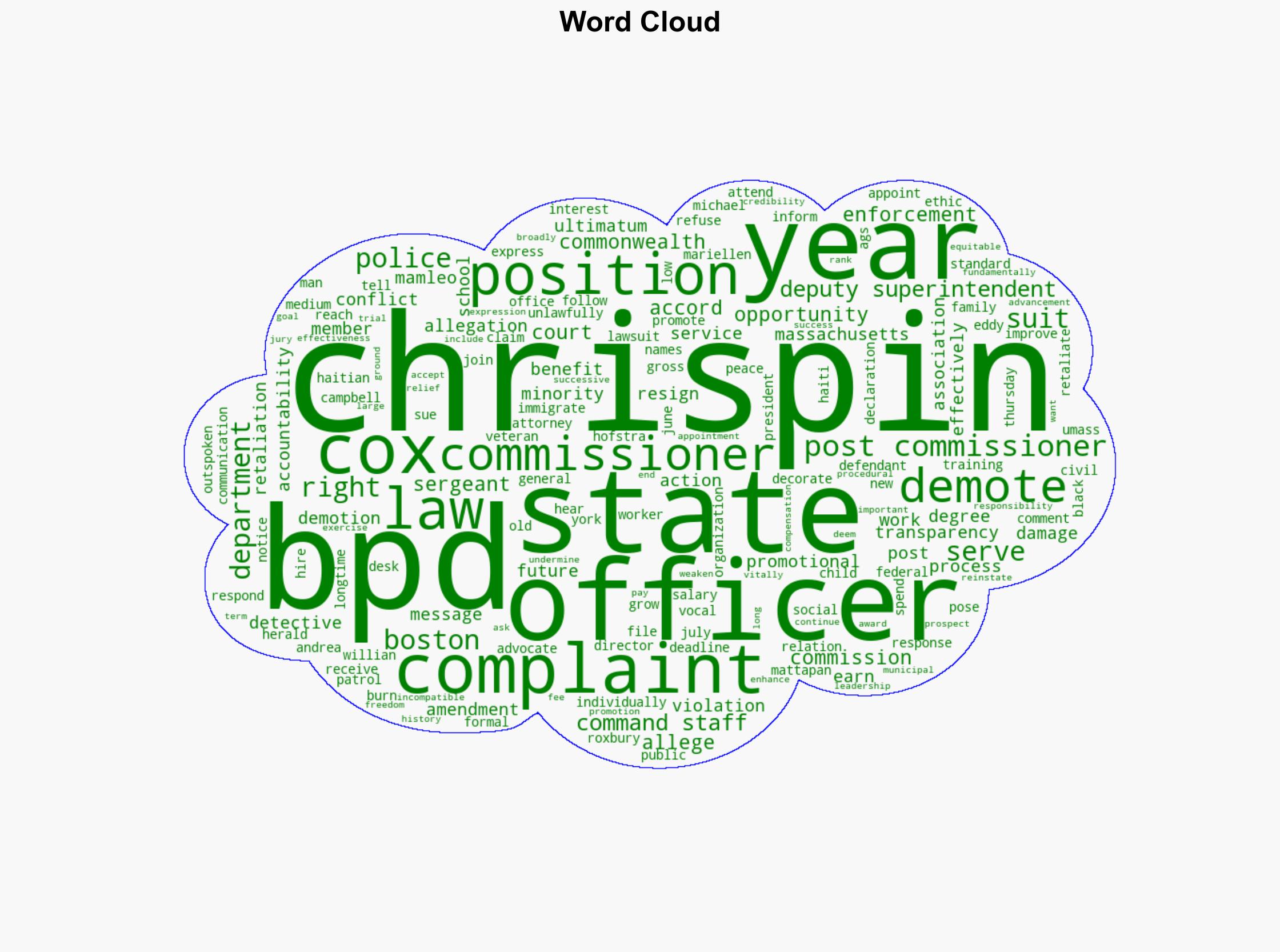 Boston Police Commissioner Michael Cox sued by ex-superintendent over demotion - Boston Herald - Image 1