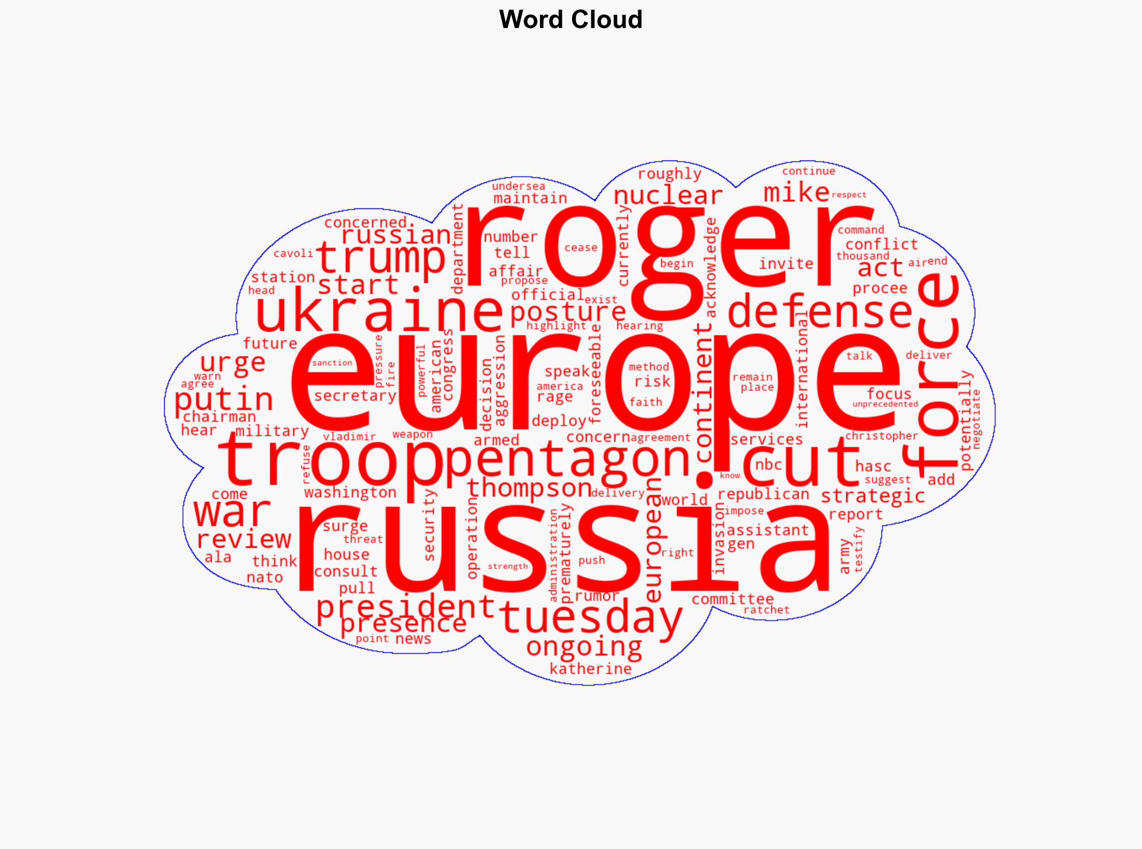 Concerned top HASC Republican Mike Rogers urges Pentagon not to cut US troops from Europe - New York Post - Image 1