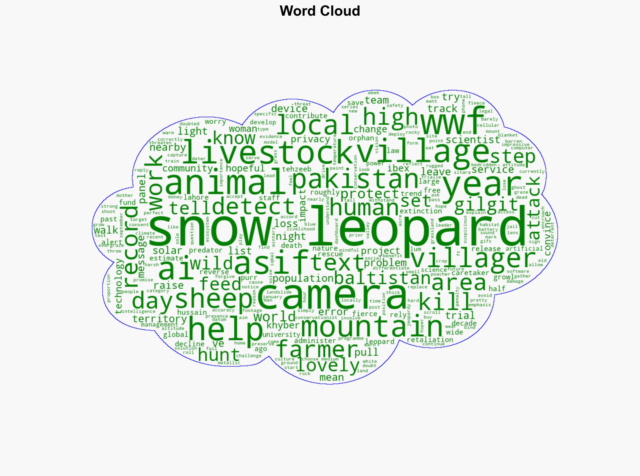 Could AI text alerts help save snow leopards from extinction - BBC News - Image 1